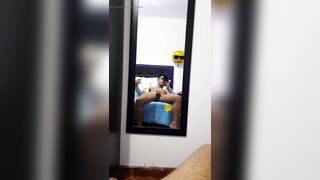 Cum on Mirror