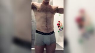 request from online friend Get undressed for the shower