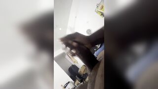 African Long Dick Student Cum for His Roommate