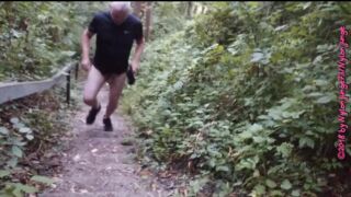 Naturist Stairs on Forest Mountain