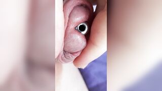 Close up cum n sounding