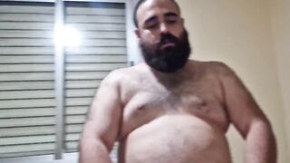 Three Hairy Bears Fill a Chubby Guy's Ass with Cumshots