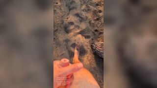 Walking Naked an Cumming in the Dunes of Maspalomas