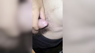 Jerking Off My Cock and Cumming on My Own Belly