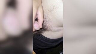 Jerking Off My Cock and Cumming on My Own Belly