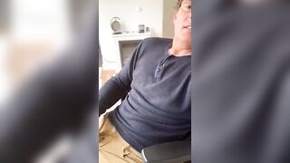 Intense orgasm, pre-cum and cum everywhere, nice jerk-off