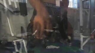 Black Twink Smashes His Colleague Tight Asshole at the Gym