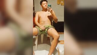 Young Philippino Home Wanking