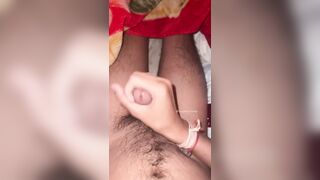 Masturbation with cumming