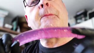 Deep Throat Training with Dildo 23 Cm Inside