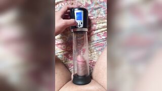 Automatic Penis Pump Sucking a Nice Dick Like a Suction and Making It Big and Strong