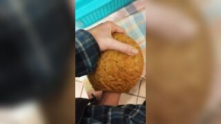 Fucking loaf of Bread hard cock