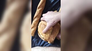 Bread fucking masturbation