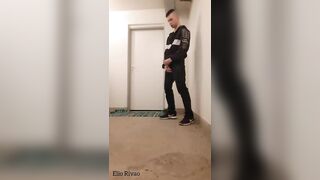 Jerking off in apartment building corridor TRAILER