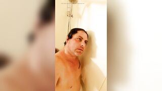 Close up shower bathroom webcam show