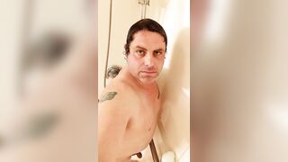 Close up shower bathroom webcam show