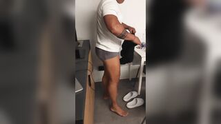 Mr Guru Get Sucked off, Bodybuilder Friend