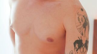 Inked Up Hunk Flip Fucks Streaming Pornstar at Resort