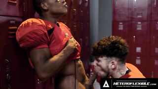 Hot - Angry Straight Alpha Adrian Hart Dominates Football Teammate In Locker Room