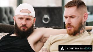 Hot - Str8 Buddies Zak Bishop & Johnny Hill Give In To Anal Temptation While Jerking Off