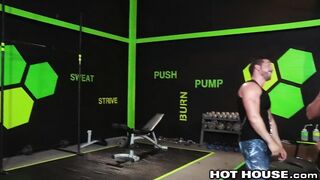 Hot House Sweaty Workout goes Anal!