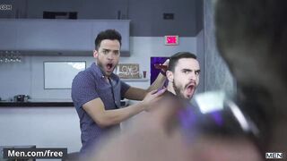 Barber shop fucking session with Morgan Blake Ethan Chase