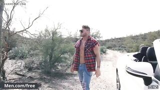 Desert outdoor fuck with hunks Pierce Paris William Seed