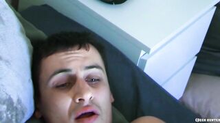 Hunter - Greedy Guy Agrees To Suck Cock For The First Time In His Life For Some Money