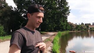 CZECH HUNTER 552 - Cute Twink Patrick Sucks A Stranger's Cock And Gets His Ass Stretched For Money