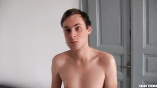 CZECH HUNTER 514 - Amateur Gay For Pay Twink Gets Tight Ass Stretched By Big Euro Cock