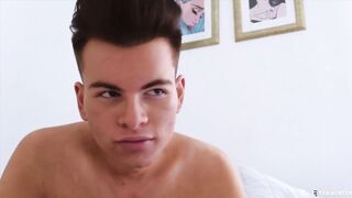 CZECH HUNTER 502 - Super Nerdy Twink Gets His Tight Asshole Opened Up