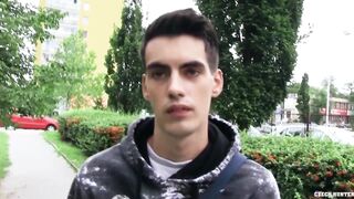 Czech Hunter 473 - Dark Haired Skinny Dude Exepriences Anal For The First Time