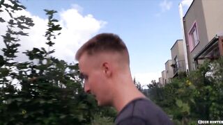 CZECH HUNTER 476 - Blonde Euro Jock Gets Some Good Money For Raw Sex