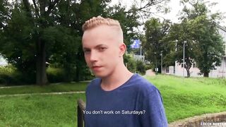 CZECH HUNTER 472 - Preppy Euro Twink Becomes Gay For Pay