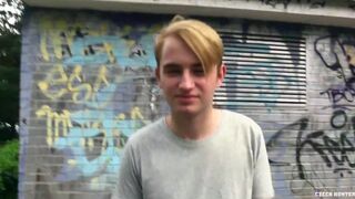 CZECH HUNTER 461 - Blonde Emo Twink Is Just Loving That Cock In His Ass