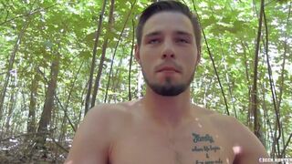 CZECH HUNTER 450 - Hunk With A Goatee Takes A Fat Cock In His Smooth Ass