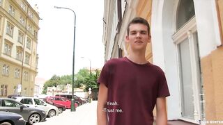 CZECH HUNTER 449 - Twink Agrees To Get His Ass Fucked Raw For A Good Sum Of Cash