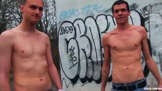 CZECH HUNTER 419 - Two Buddies Get Picked Up & Persuaded To Have A Threesome