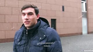 CZECH HUNTER 401 - Fit Twink Leaves The Freezing Cold To Get Pounded Hard