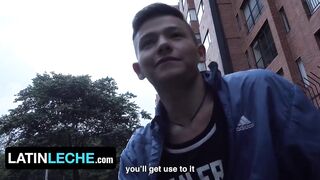 Latin Twink - Latino Photographer Offers Stranger A Pleasurable Way To Earn Some Bucks