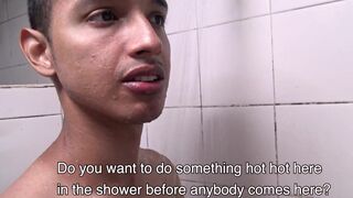 Twink Latino Boy Paid Cash To Fuck Stranger In Locker Room