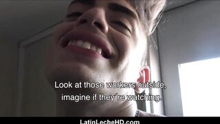 Amateur Latino Twink Huge Cock Paid Cash Fuck Stranger POV