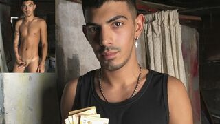 Skinny Twink Latino Boy Paid Cash To Fuck Big Dick Stud POV