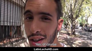 Young Straight Latino Twink Fucked By Stranger For Cash POV