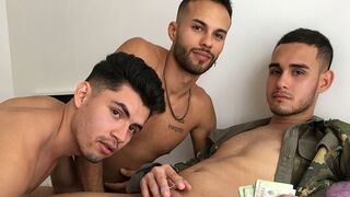 Young Straight Amateur Latinos Sex With Military Soldier