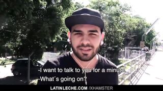 Latin - Scruffy Stud Joins a Gay-For-Pay Porno