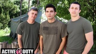 Hot - Exciting & Raw Threeway With The New Twinky Guy!