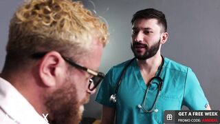 Doctor Fixes Riley Mitchel's Throat Problem With HIs Cock